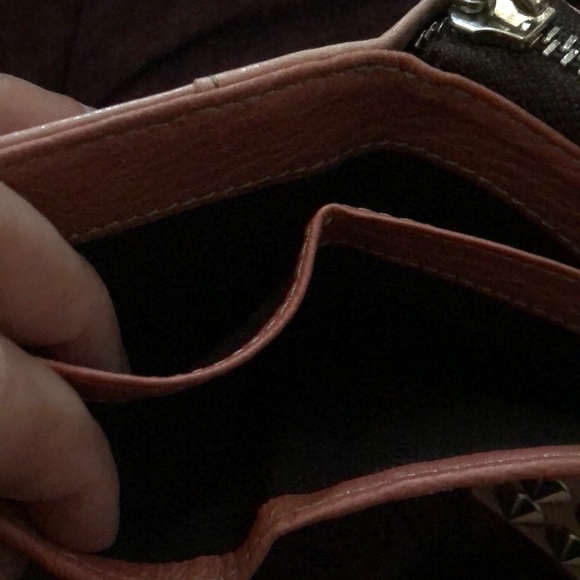 Be&d Pink Leather Studded Zip Around Wallet 💕 - Picture 8 of 8